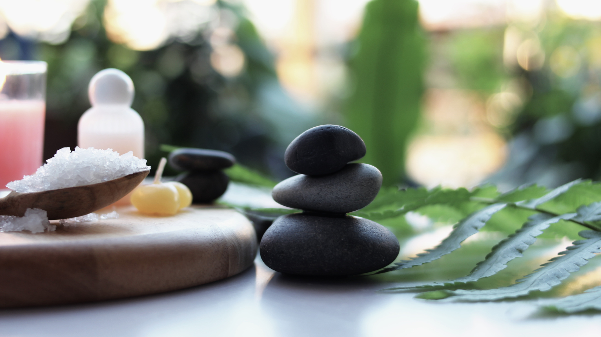 Black Stone Stack Hot Spa and Zen
